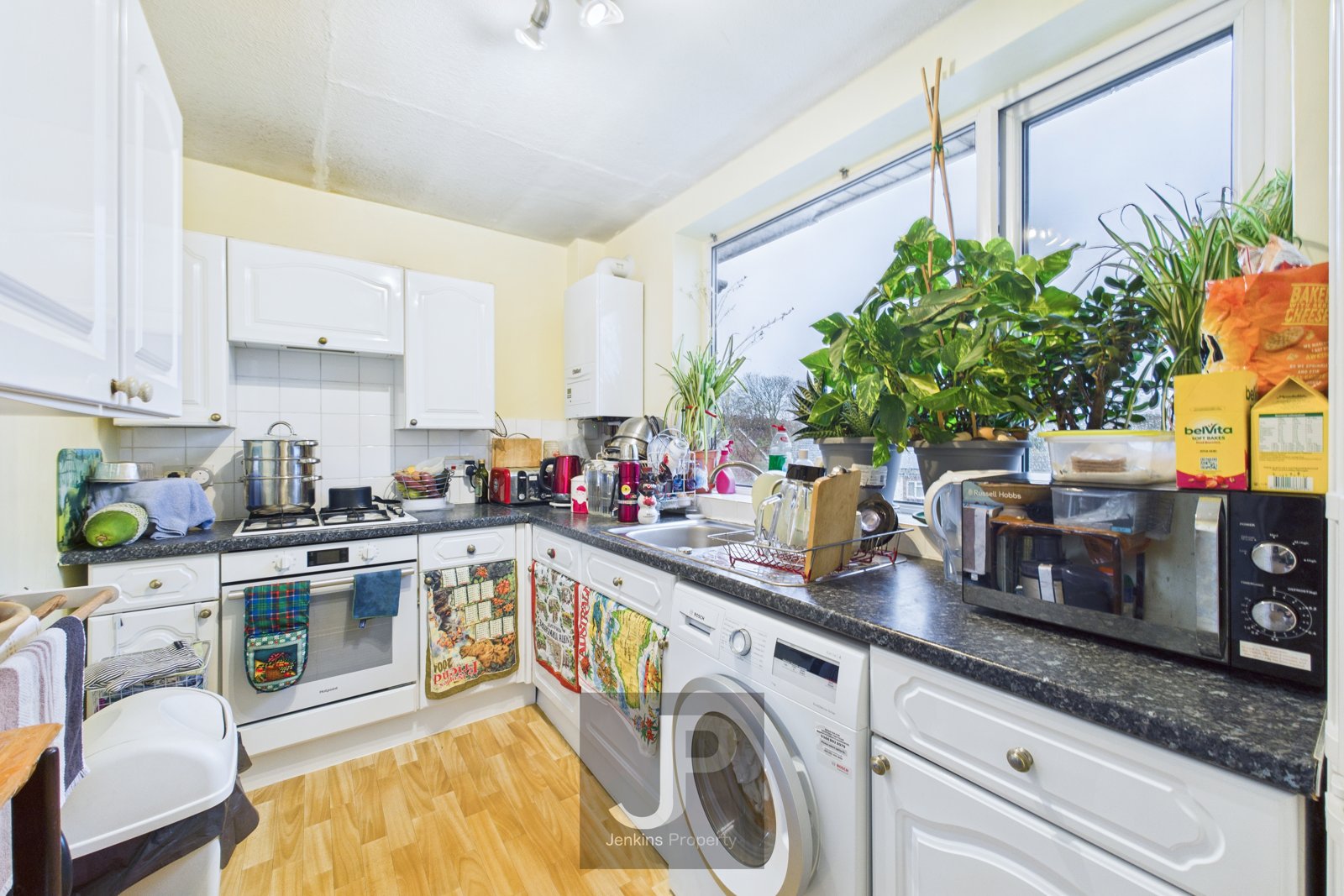 Before preparation - lived-in kitchen
